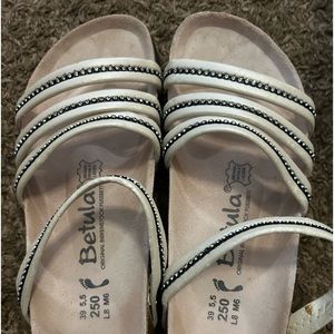 Women’s Birkenstock sandals. Betula black and white sandals